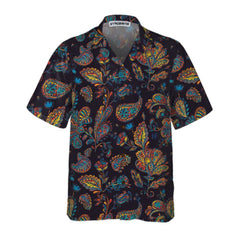 Paisley Watercolor Floral Pattern Hawaiian Shirt, Paisley Shirt For Men And Women, Paisley Print Shirt - Hyperfavor
