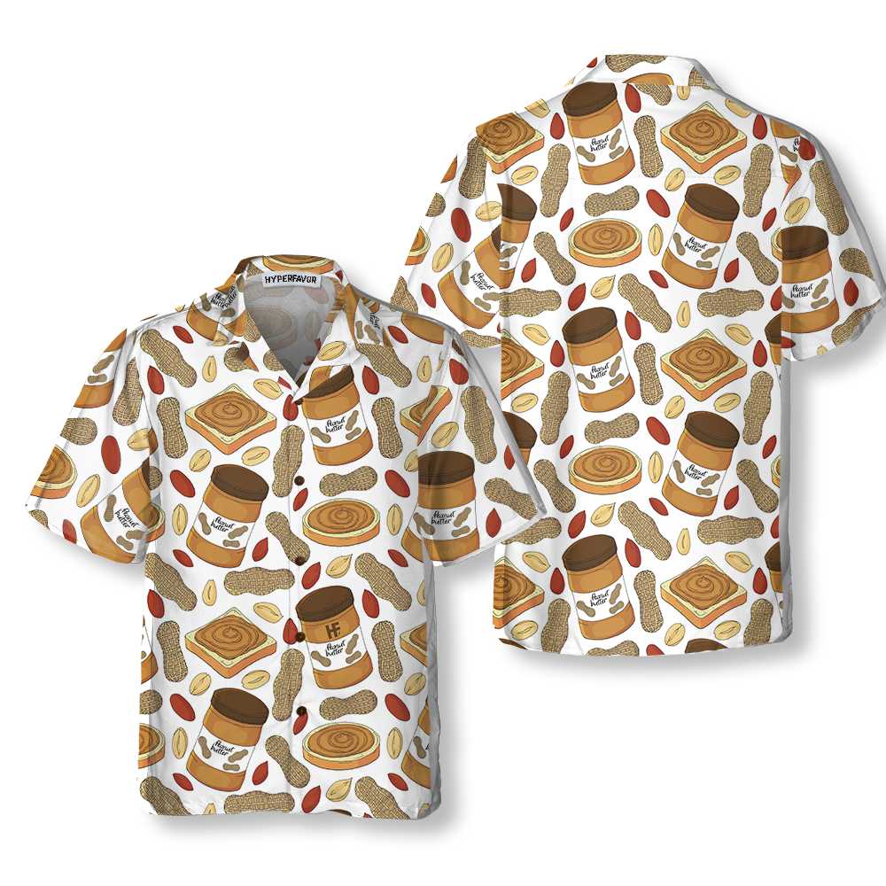 Peanut Butter Lover Hawaiian Shirt, Funny Peanut Butter Shirt, Gift For Peanut Butter Lovers - Hyperfavor