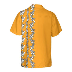 Peanut Leaves Hawaiian Shirt, Cute Peanut Butter Shirt Design, Yellow Peanut Butter Themed Shirt For Adults - Hyperfavor