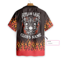 Personalized Outlaw Motorcycle Gang EZ14 1911 Hawaiian Shirt - Hyperfavor