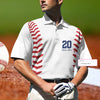 Personalized Baseball Name And Number EZ16 2603 Custom Polo Shirt - Hyperfavor
