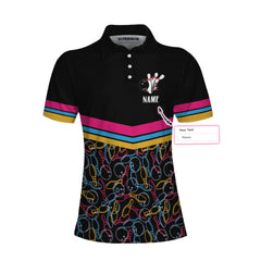 Personalized Bowling Girls Custom Short Sleeve Women Polo Shirt, Best Women Bowling Polo Shirt, Personalized Gift For Female Bowlers - Hyperfavor