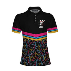 Personalized Bowling Girls Custom Short Sleeve Women Polo Shirt, Best Women Bowling Polo Shirt, Personalized Gift For Female Bowlers - Hyperfavor
