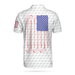 Personalized Golf 4th Of July Custom Polo Shirt - Hyperfavor