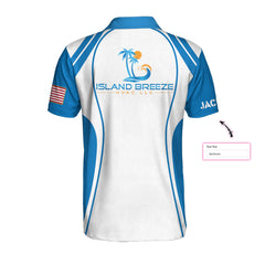 Personalized Island Breeze Golf Custom Polo Shirt - Hyperfavor