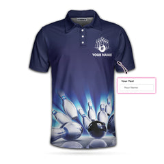 Personalized My Bowling Technique Custom Polo Shirt - Hyperfavor