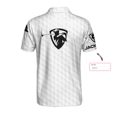 Personalized Name The Golf Skull Custom Polo Shirt, Customized Golf Shirt With Name For Golfers - Hyperfavor