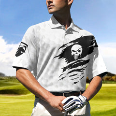 Personalized Never Underestimate An Golfer Born In Month EZ20 2503 Custom Polo Shirt - Hyperfavor