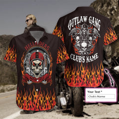 Personalized Outlaw Motorcycle Gang EZ14 1911 Hawaiian Shirt - Hyperfavor