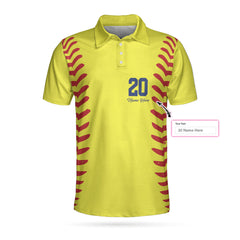 Personalized Softball Name And Number EZ16 0104 Custom Polo Shirt - Hyperfavor