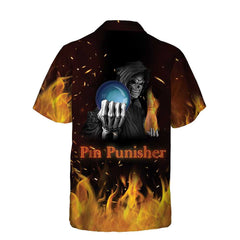 Pin Punisher Bowling Custom Hawaiian Shirt, Personalized Bowling Shirt For Men & Women - Hyperfavor