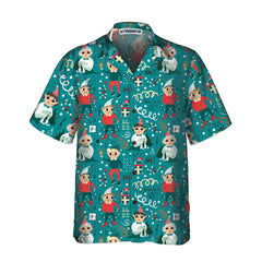 Playful Christmas Elves Hawaiian Shirt, Funny Elf Christmas Shirt, Best Christmas Gift Idea - Hyperfavor