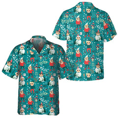 Playful Christmas Elves Hawaiian Shirt, Funny Elf Christmas Shirt, Best Christmas Gift Idea - Hyperfavor