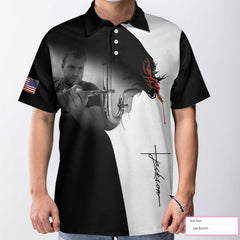 Plumber I Can Do All Things Custom Polo Shirt - Hyperfavor