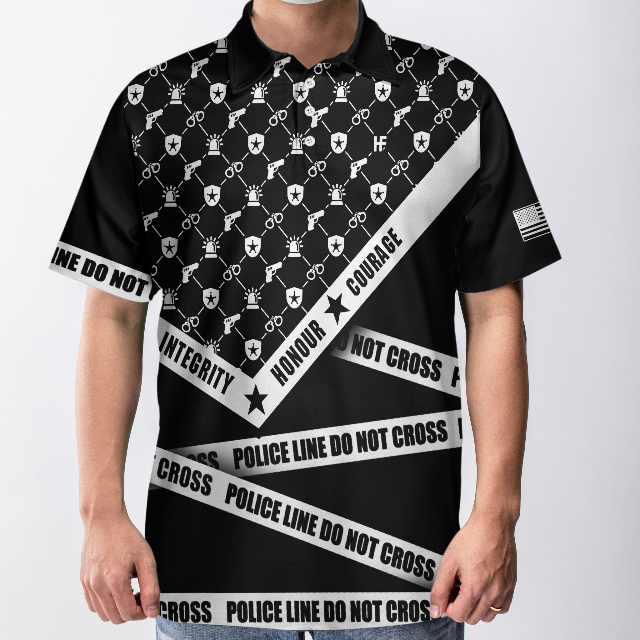 Police Line Do Not Cross Polo shirt - Hyperfavor