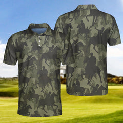 Polo Player Camo Pattern EZ24 Polo Shirt - Hyperfavor