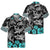 Polynesian Shark Hawaiian Shirt, Shark Shirt Button Up For Adults, Shark Print Shirt - Hyperfavor