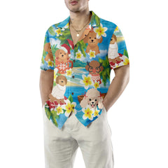 Poodle I Wish You A Merry Christmas Hawaiian Shirt, Christmas Poodle Shirt, Best Christmas Gift Idea - Hyperfavor