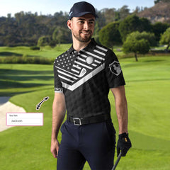 Pray For Birdie Golf Custom Polo Shirt - Hyperfavor