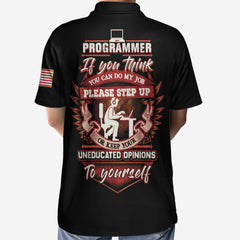 Programmer Proud Skull Polo Shirt - Hyperfavor