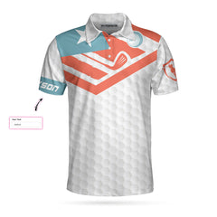 Puerto Rico Golf Flag Custom Polo Shirt, Personalized Golf Shirt For Golfers, Best Puerto Rico Golf Shirt - Hyperfavor