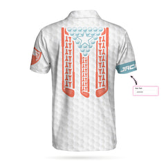 Puerto Rico Golf Flag Custom Polo Shirt, Personalized Golf Shirt For Golfers, Best Puerto Rico Golf Shirt - Hyperfavor