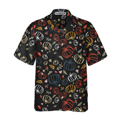 Pumpkins For Thanksgiving Hawaiian Shirt, Colorful Pumpkin Gift For Thanksgiving - Hyperfavor