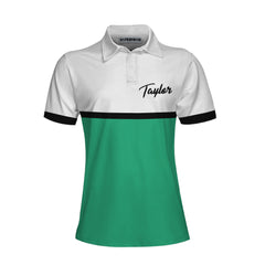 Queen Of The Green Custom Short Sleeve Women Polo Shirt, Personalized Gofling Shirt For Ladies, Golf Shirt With Sayings - Hyperfavor