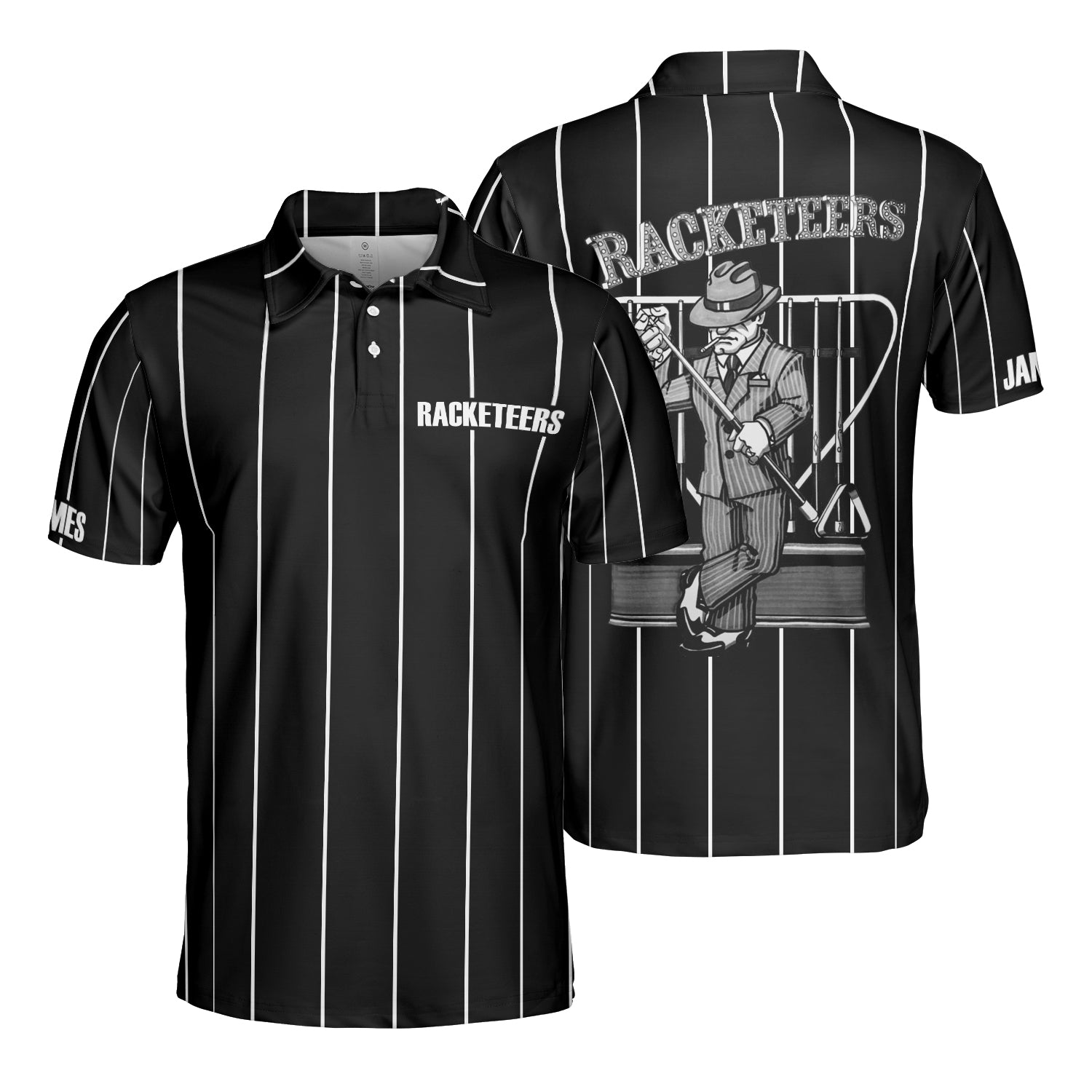 Racketeers Custom Polo Shirt - Hyperfavor
