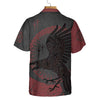 Red And Black Raven Viking Hawaiian Shirt, Unique Viking Raven Shirt For Men And Women - Hyperfavor