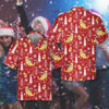 Red Christmas Golden Retriever Hawaiian Shirt, Golden Retriever Christmas Hawaiian Shirt, Best Christmas Gift For Golden Retriever Lover - Hyperfavor