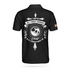 Roofer I Can Do All Things Custom Polo Shirt - Hyperfavor