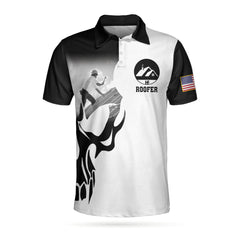 Roofer Proud Skull Polo Shirt - Hyperfavor