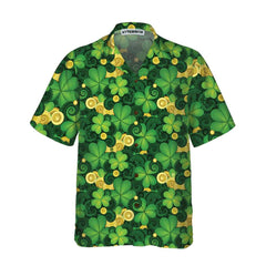 Saint Patrick's Day Hawaiian Shirt, St. Patricks Day Shirt, Cool St Patrick's Day Gift - Hyperfavor