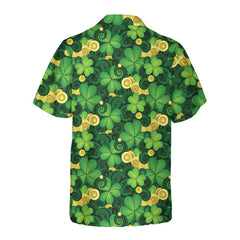 Saint Patrick's Day Hawaiian Shirt, St. Patricks Day Shirt, Cool St Patrick's Day Gift - Hyperfavor