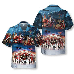 Santa Squad Funny Santa Hawaiian Shirt, Christmas Hawaiian Shirt For Men - Hyperfavor