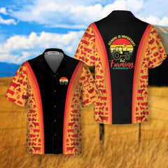 School Is Important But Farming Is Importanter Hawaiian Shirt, Barn Animal Farming Shirt - Hyperfavor
