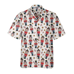 Seamless Christmas Pattern With Nutcracker Christmas Hawaiian Shirt - Hyperfavor