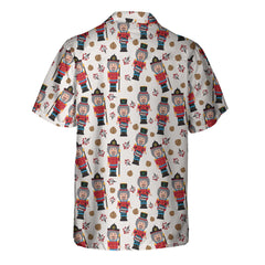 Seamless Christmas Pattern With Nutcracker Christmas Hawaiian Shirt - Hyperfavor