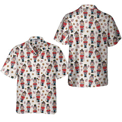 Seamless Christmas Pattern With Nutcracker Christmas Hawaiian Shirt - Hyperfavor