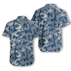 Shark Pattern 09 EZ01 2810 Hawaiian Shirt - Hyperfavor