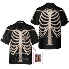 She Stole My Heart Custom Hawaiian Shirt, Personalized Halloween Shirt, Best Gift For Halloween - Hyperfavor