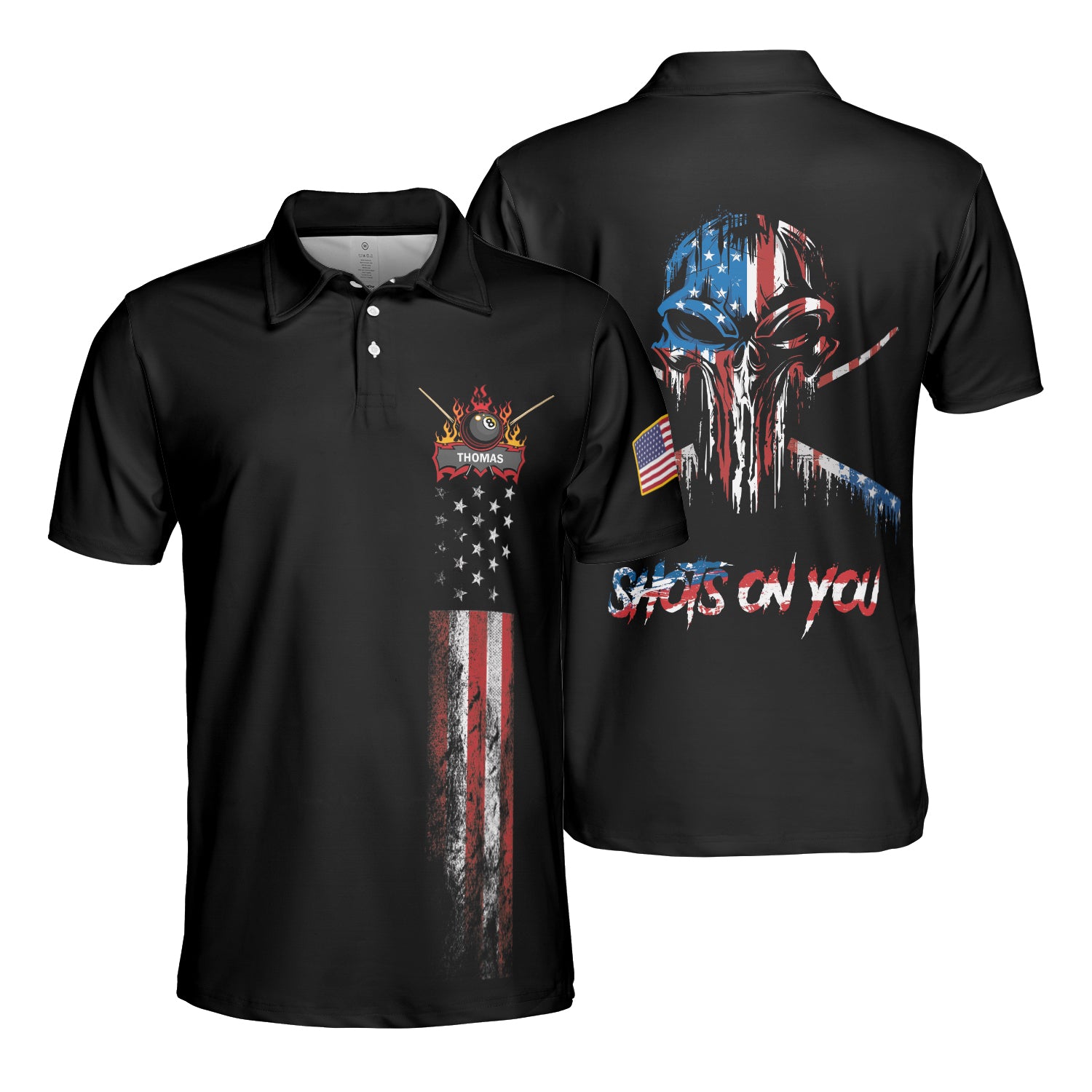 Shot On You Custom Polo Shirt - Hyperfavor