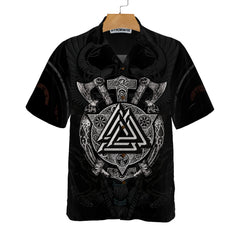 Son Of Odin Viking Hawaiian Shirt, Viking Axe Pattern Shirt - Hyperfavor
