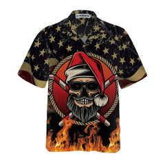 Sons Of Santa Claus North Pole Chapter Christmas Hawaiian Shirt, Motorcycle Lover Gift For Christmas - Hyperfavor