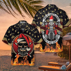 Sons Of Santa Claus North Pole Chapter Christmas Hawaiian Shirt, Motorcycle Lover Gift For Christmas - Hyperfavor
