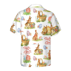 Spring Easter Hawaiian Shirt, Easter Bunny Shirt, Easter Shirt For Men & Women - Hyperfavor