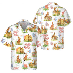 Spring Easter Hawaiian Shirt, Easter Bunny Shirt, Easter Shirt For Men & Women - Hyperfavor
