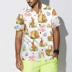Spring Easter Hawaiian Shirt, Easter Bunny Shirt, Easter Shirt For Men & Women - Hyperfavor