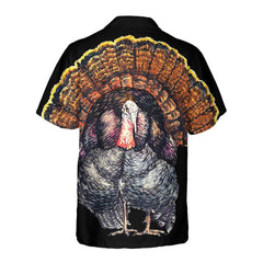 Standing Black Turkey Hawaiian Shirt, Thanksgiving Gobble Shirt, Gift For Thanksgiving Day - Hyperfavor